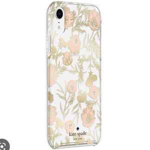 💓 Kate Spade clear floral iPhone 12 case